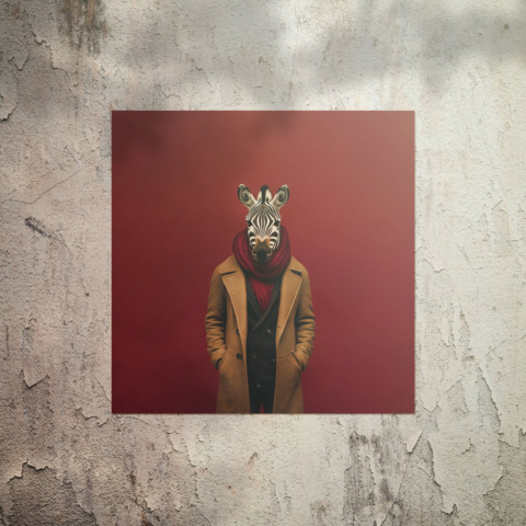 Zebra Chic Póster
