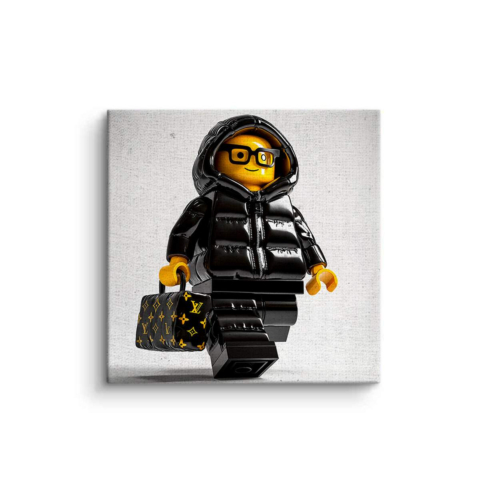 Miejski Szyk Lego Obraz na Płótnie