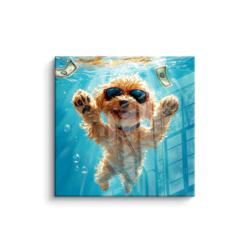 Underwater Pup Adventure PVC Gloss Art