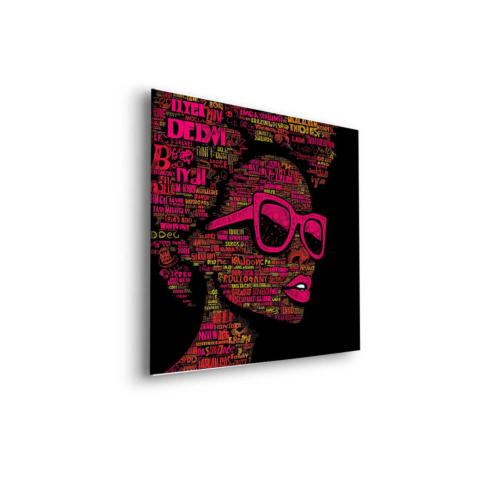Vibrant Silhouette Dibond Mat Art