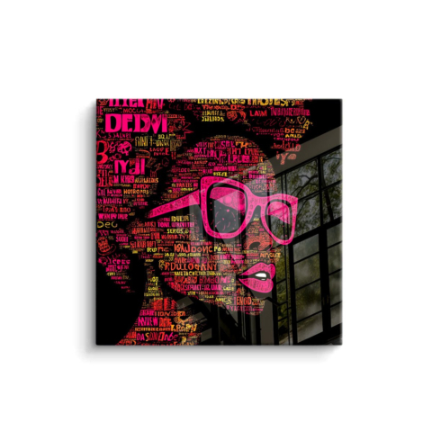 Vibrant Silhouette PVC Gloss Art