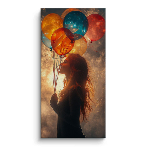 Sueños Caprichosos de Globos Lienzo