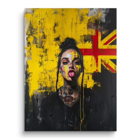 Urban Rebel PVC Mat Art