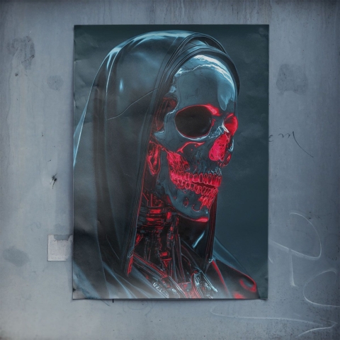 Neon Sensenmann Poster