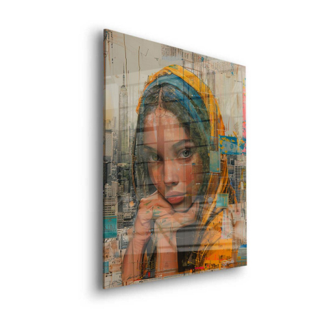 Städtische Gelassenheit Acrylglas