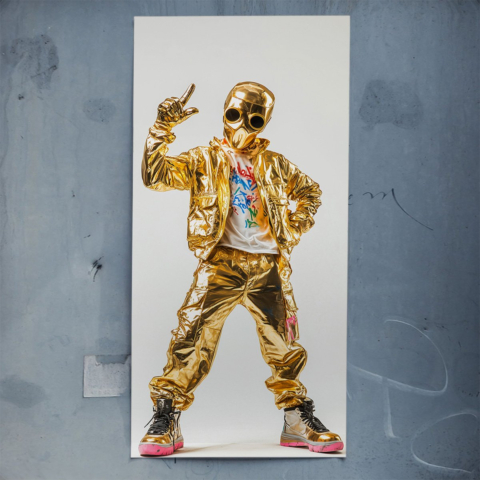 Goldene Vibe Kinder Poster