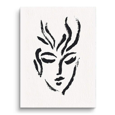 Serene Silhouette PVC Mat Art
