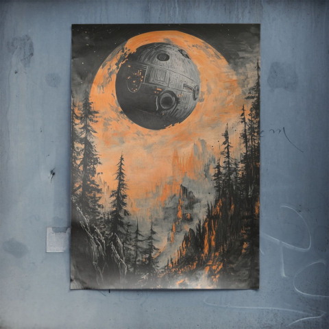 Himmlischer Wald Kugel Poster