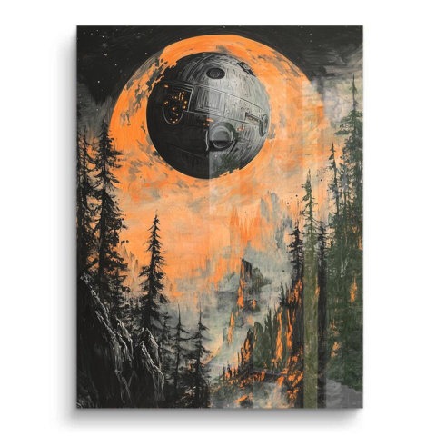 Himmlischer Wald Kugel PVC Glänzend