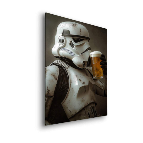 Soldado de asalto Stormtrooper Arte en Dibond Mate