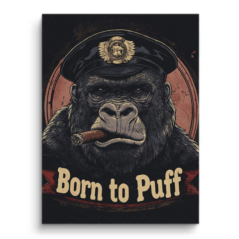 Gorilla-Häuptling Leinwandbild