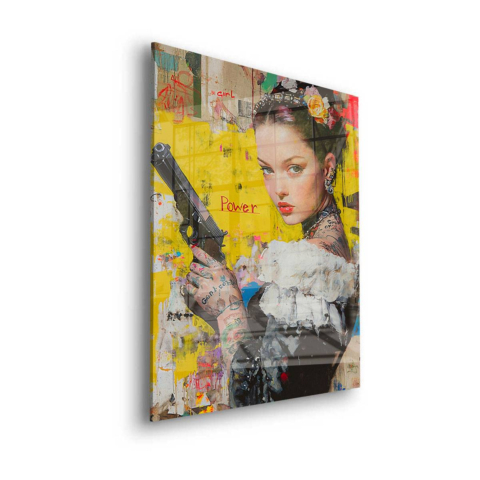 Fierce Elegance Acrylic Glass Art
