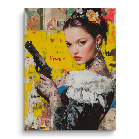 Fierce Elegance PVC Mat Art