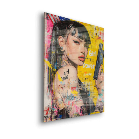 Empowered Elegance Acrylic Glass Art