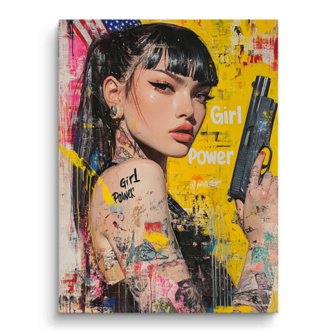 Empowered Elegance PVC Mat Art