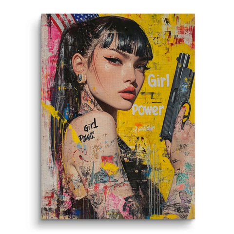 Empowered Elegance Canvas Art