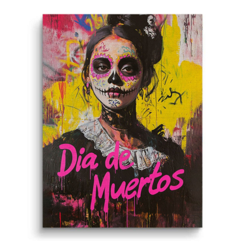 Sugar Skull Elegance Canvas Art
