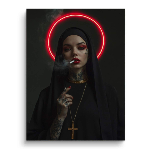 Rebel Halo PVC Mat Art