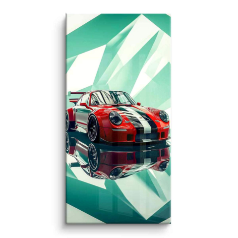 Racing Reflections PVC Gloss Art