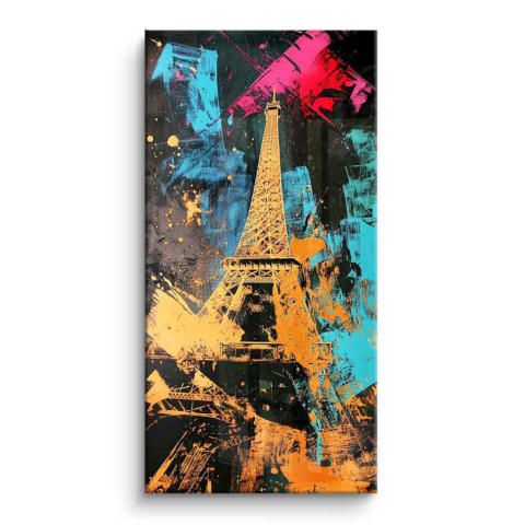 Eiffel Splash PVC Gloss Art