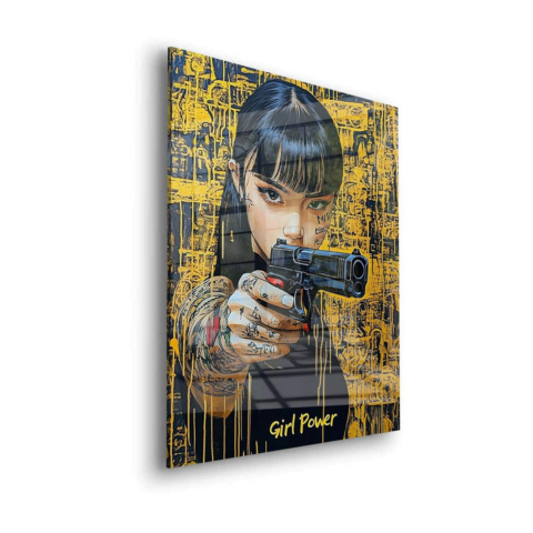 Empowered Elegance Acrylic Glass Art