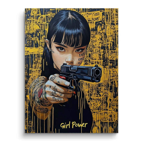 Empowered Elegance Canvas Art