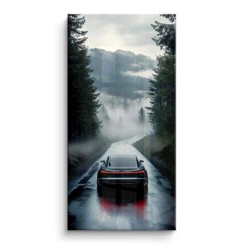 Misty Road Escape PVC Gloss Art