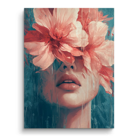 Blumenhafter Schleier PVC Matt