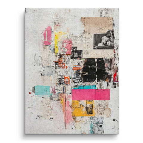 Städtische Collage Harmonie Leinwandbild