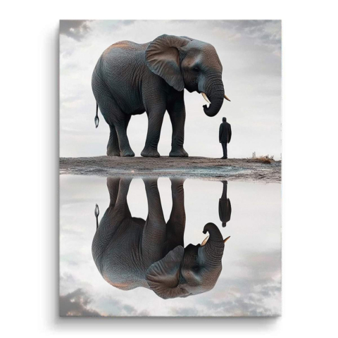 Majestic Reflection PVC Mat Art