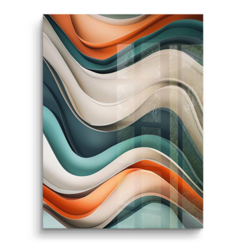 Wellenformkunst PVC Glänzend