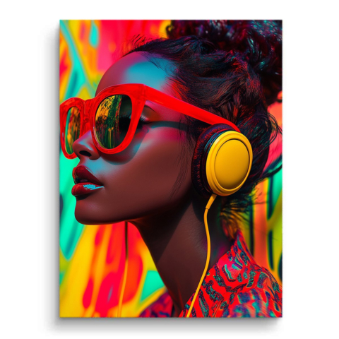 Vibrant Vibes PVC Mat Art