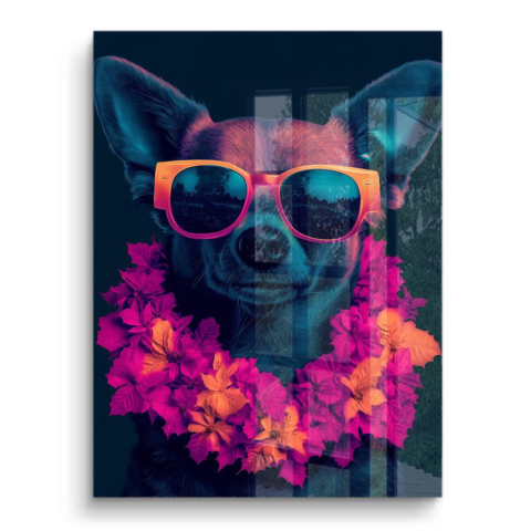 Vibes Canines Chic PVC Brillant