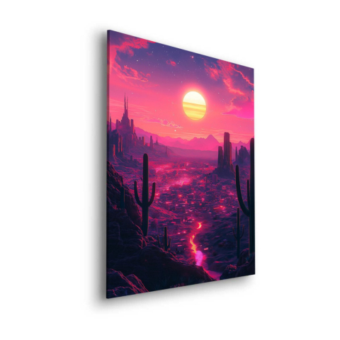 Desert Dusk Serenity Dibond Mat Art