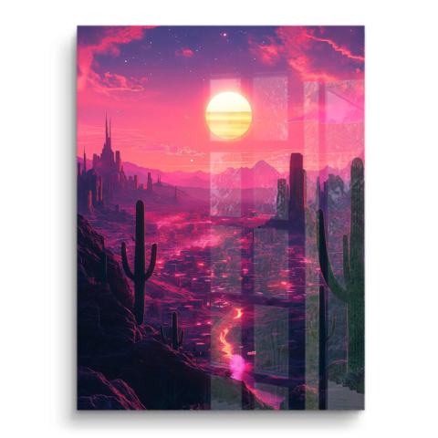 Desert Dusk Serenity PVC Gloss Art
