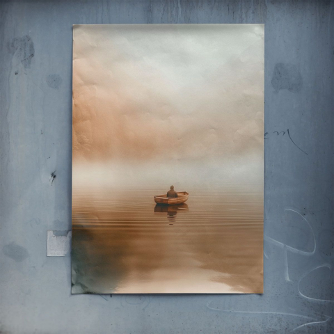 Paysage Aquatique Serein Poster
