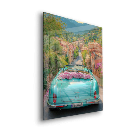 Vintage Blossom Drive Verre Acrylique