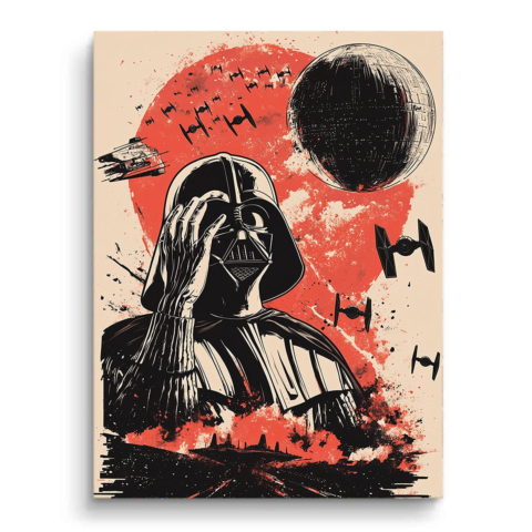 Galactic Vader PVC Mat Art