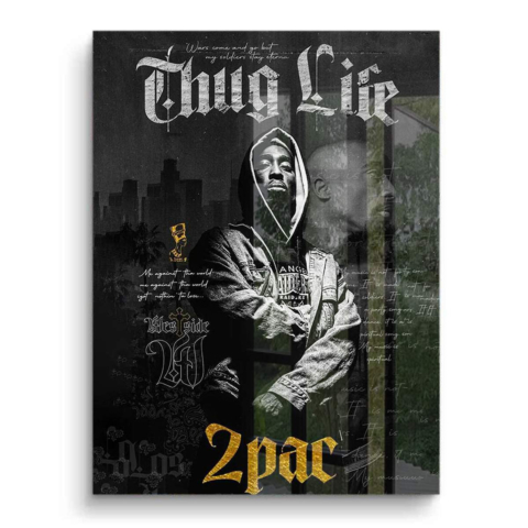 Homenaje a la Vida de Matón Póster PVC Brillante