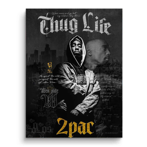 Hommage à Thug Life Poster PVC Mat