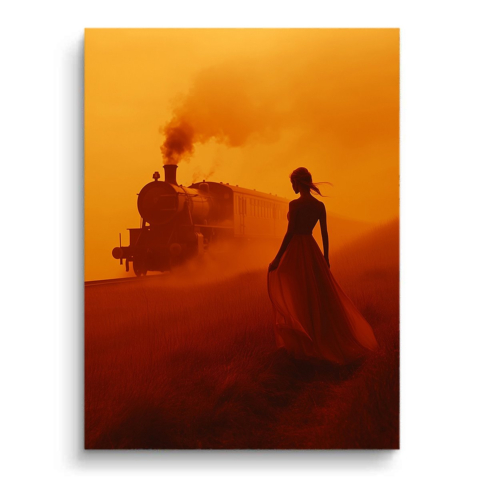 Whispers of the Iron Horse PVC Mat Art
