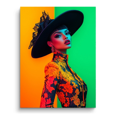 Vibrant Elegance PVC Mat Art
