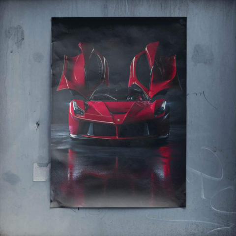 Ferrari LaFerrari Plakat