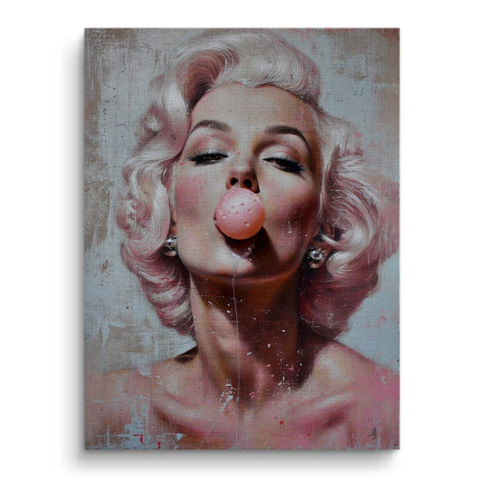 Bubblegum Glamour Leinwandbild