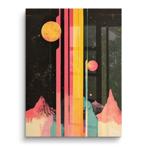 Cosmic Cascade PVC Gloss Art
