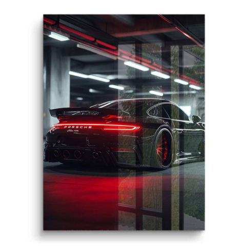 Elegancia Porsche Medianoche PVC Brillante