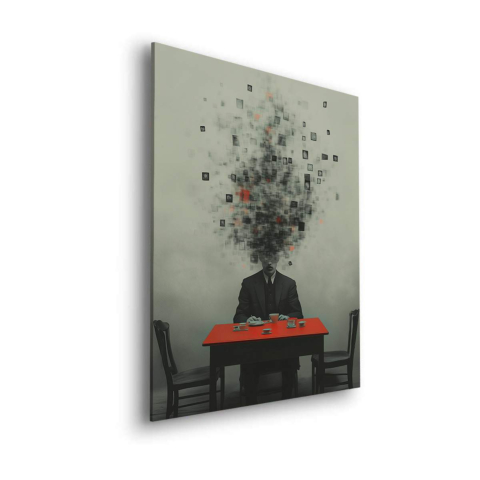 Gedankenlandschaft Durcheinander Dibond Matt Kunst
