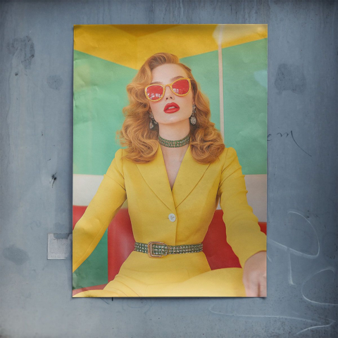 Retro Glamour Chic Plakat