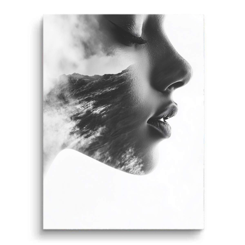 Ethereal Landscape Portrait PVC Mat Art