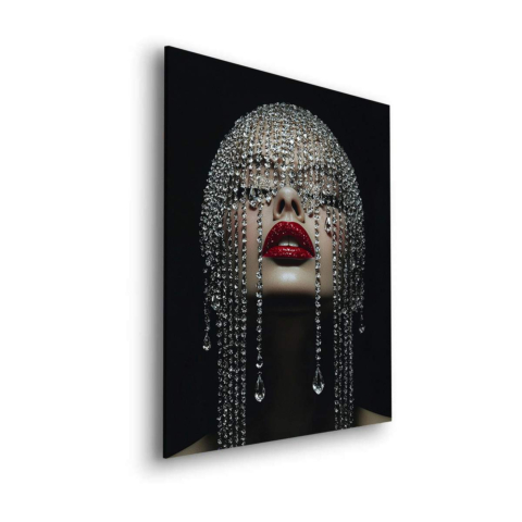 Crystal Veil Elegance Dibond Mat Art